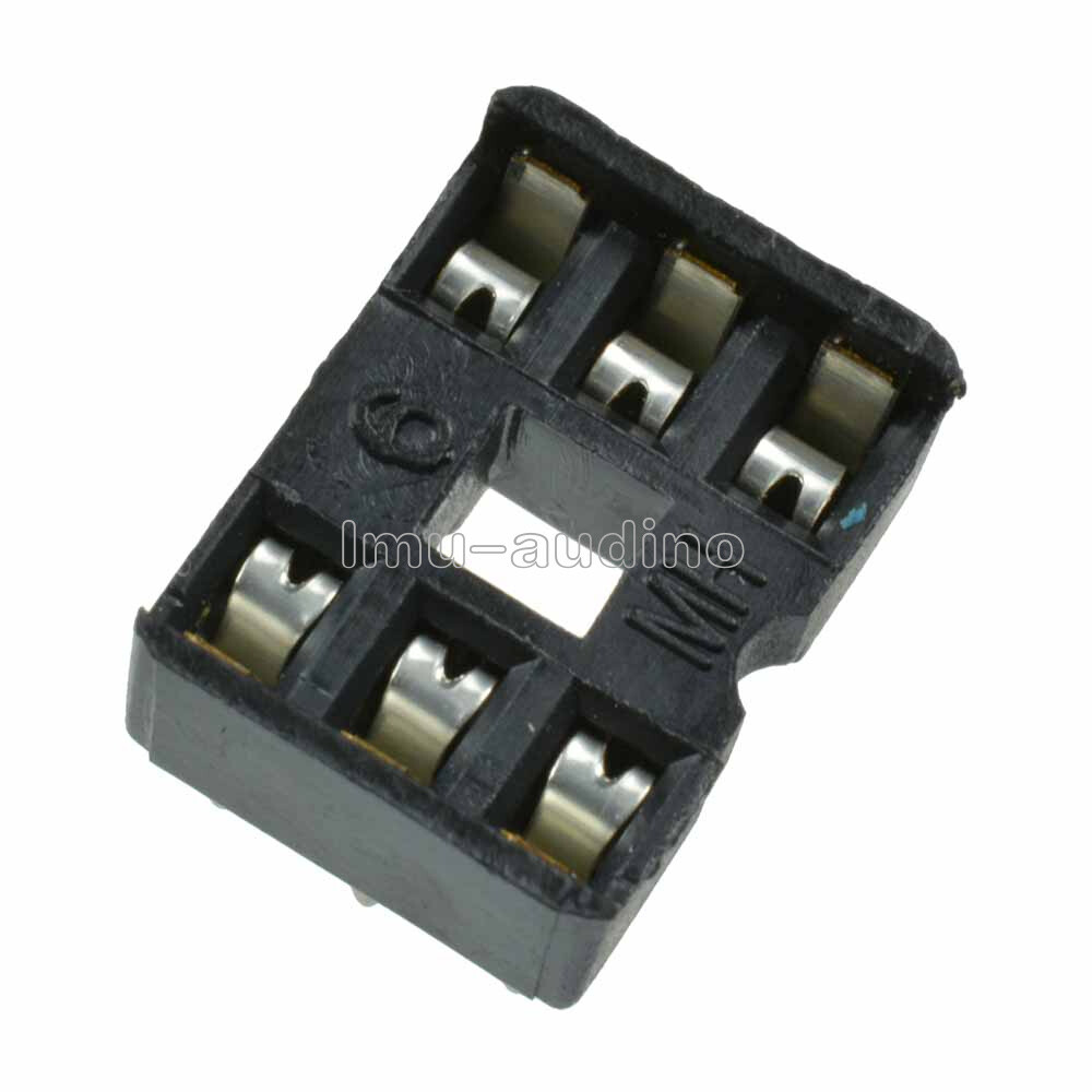 20PCS DIY IC Socket Adaptor PCB Solder Type DIP Socket 6p 6 pin 6-pin NEW