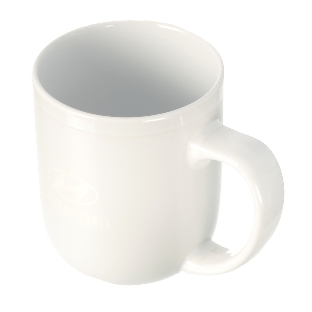 Hyundai White Logo Mug