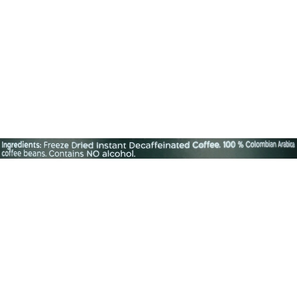 Decaf Instant Coffee 3.5 oz Jar No Artificial Flavors