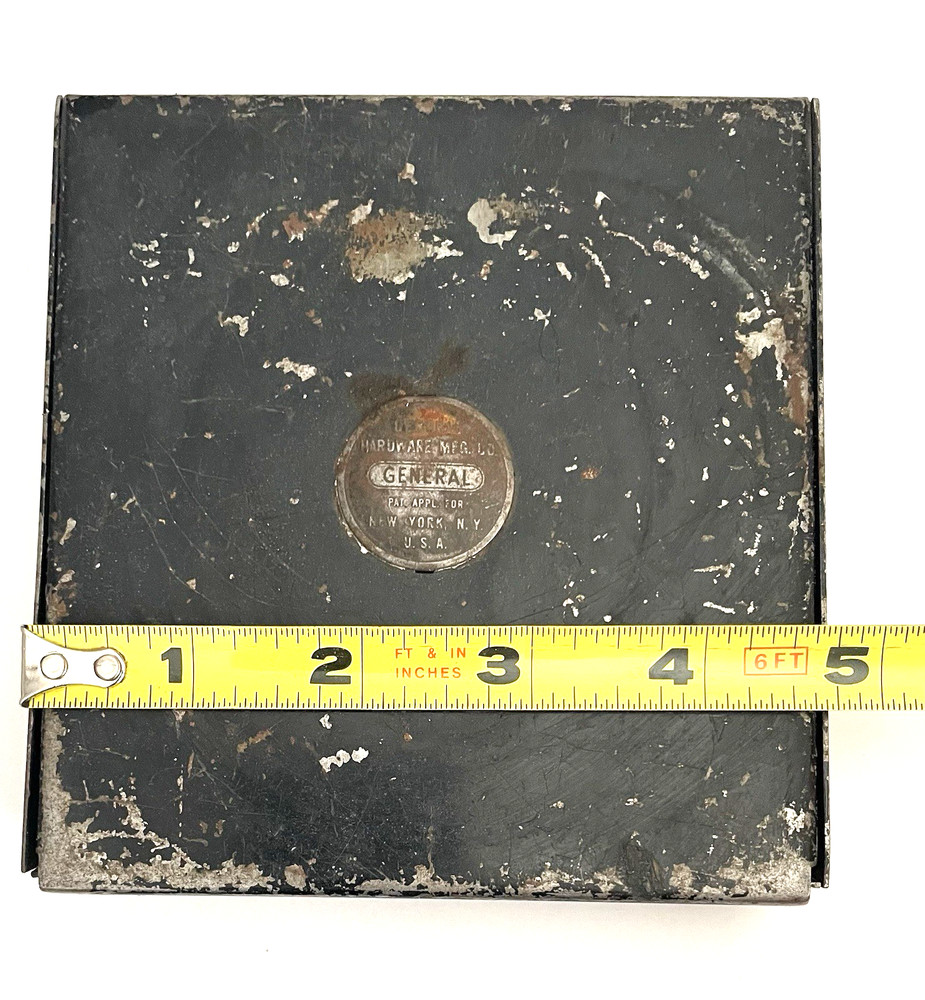 GENERAL TOOL Model 41 Drill Index Machinist METAL CASE ONLY No Bits EMPTY Vtg
