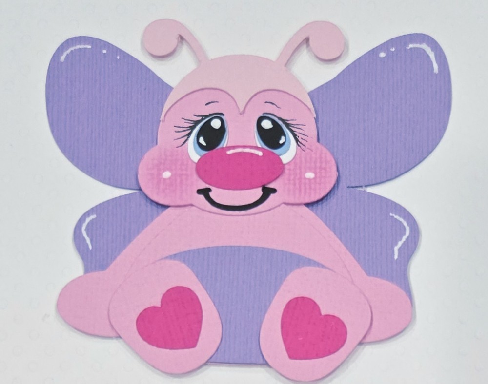 Little Butterfly. Scrapbook, Card Making Paper Piecing