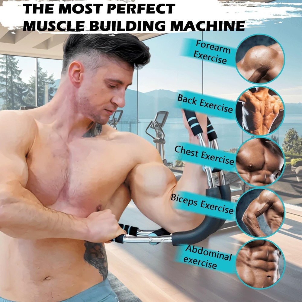 Twister Arm Trainer Adjustable Resistance 40-110lbs Chest Exerciser Upper Bod...