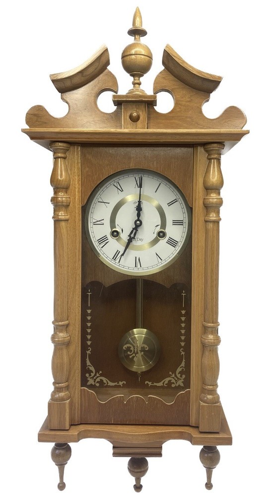 Vintage 31 Day Half Hour Chimes Polaris Wall Clock