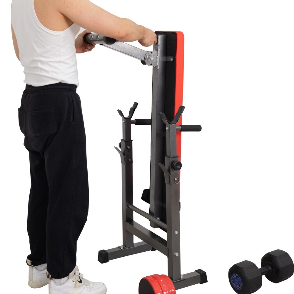 Folding Dumbbell Bench Adjustable Weight Bench Lifting Strength Gym Workout