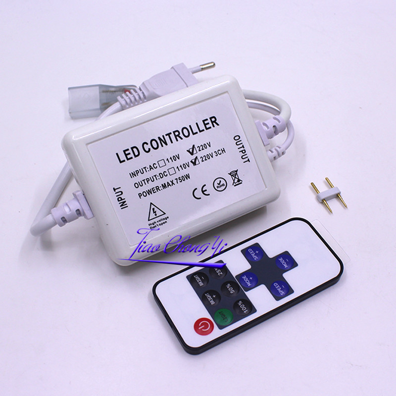 110v 220v led dimmer controller with IR remote EU plug / US plug For led strip