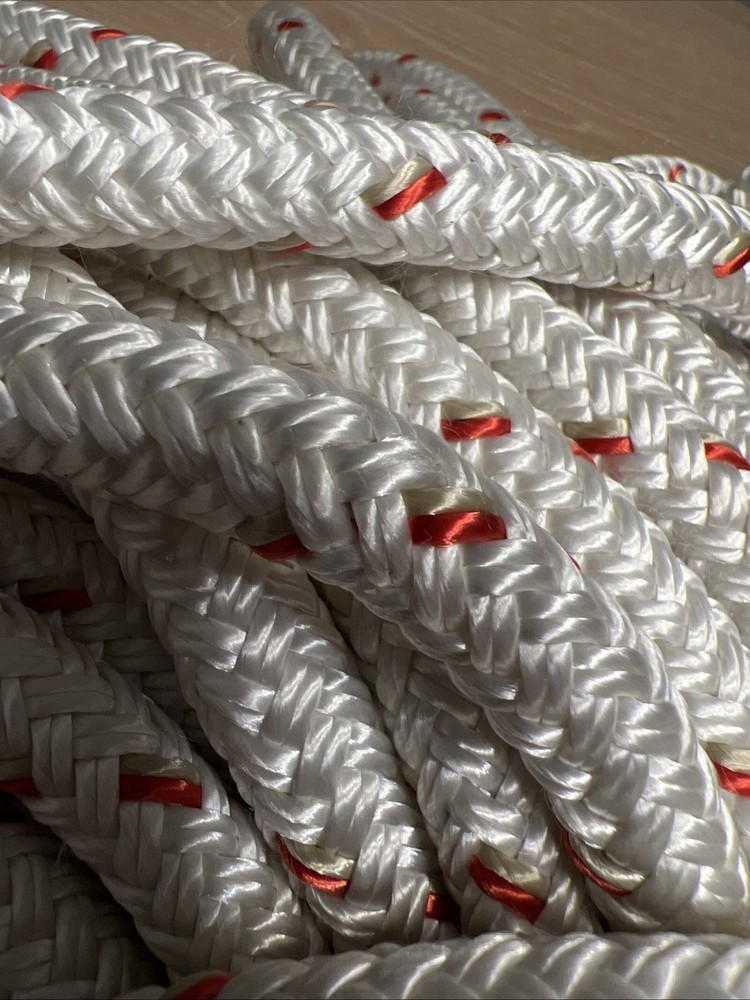 1/2" x 200’ Double Braid Polyester/Nylon Snap Hooks