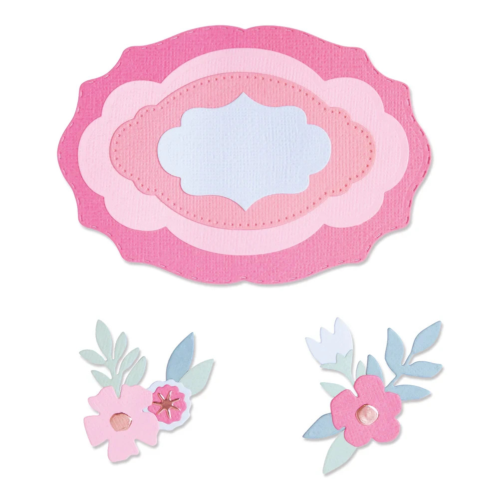 Sizzix "Layered Labels" by Jessica Scott Thinlits Dies- 665482 MSRP $20