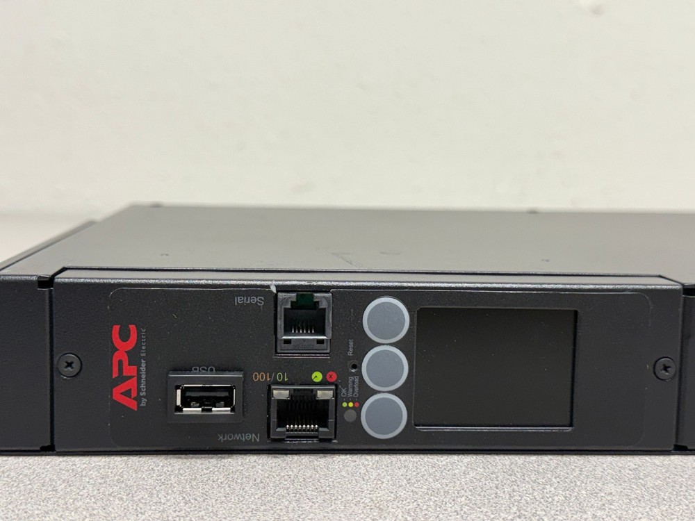 APC AP4434 Rack Automatic Transfer Switch 1U 20A 208V
