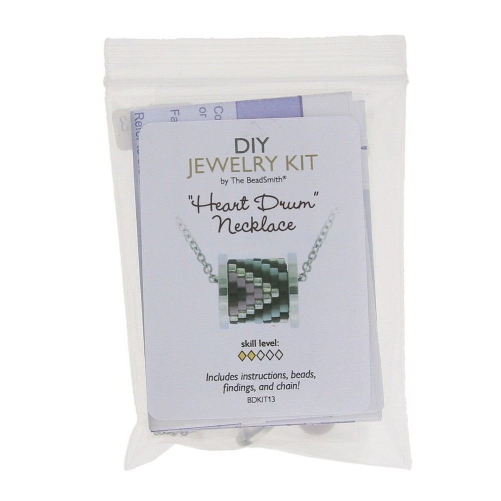 Bead DIY Kit "Heart Drum Necklace"