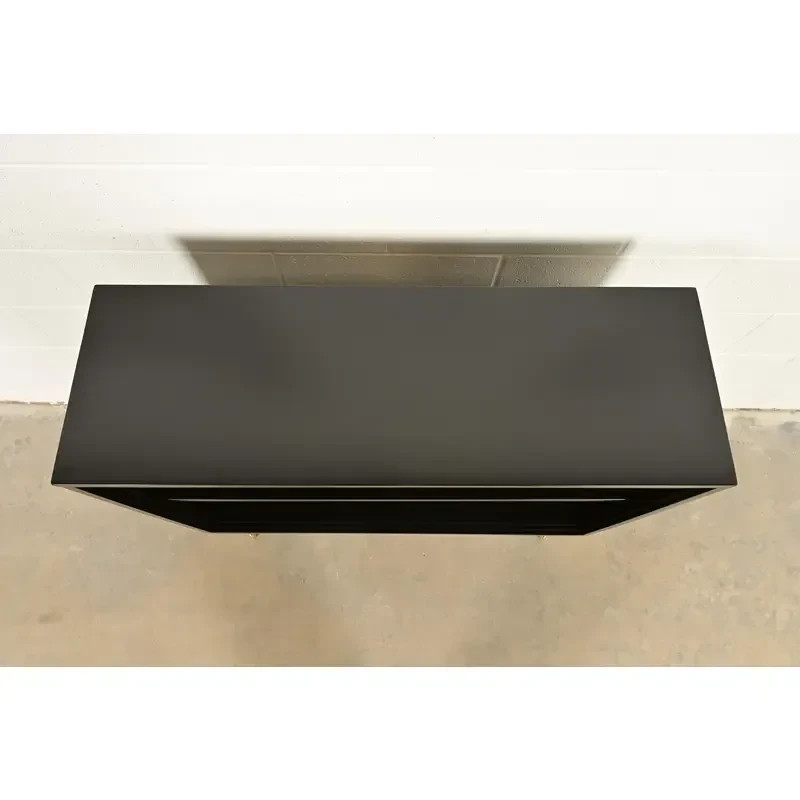 Paul McCobb Planner Group Black Lacquered Bookcase, Newly Refinished