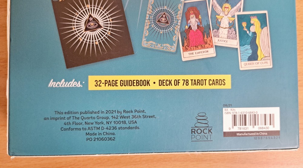 Classic Tarot Deck and Guidebook - Rock Point 2021 - Complete