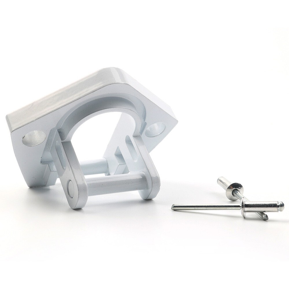 FOR RV AWNING SUNCHASER II REPLACEMENT PART BOTTOM FOOT WHITE ALUMINUM