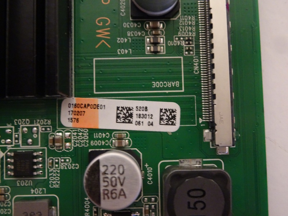 Vizio E60-E3 Main Board (0160CAP0DE01) Y8387520S