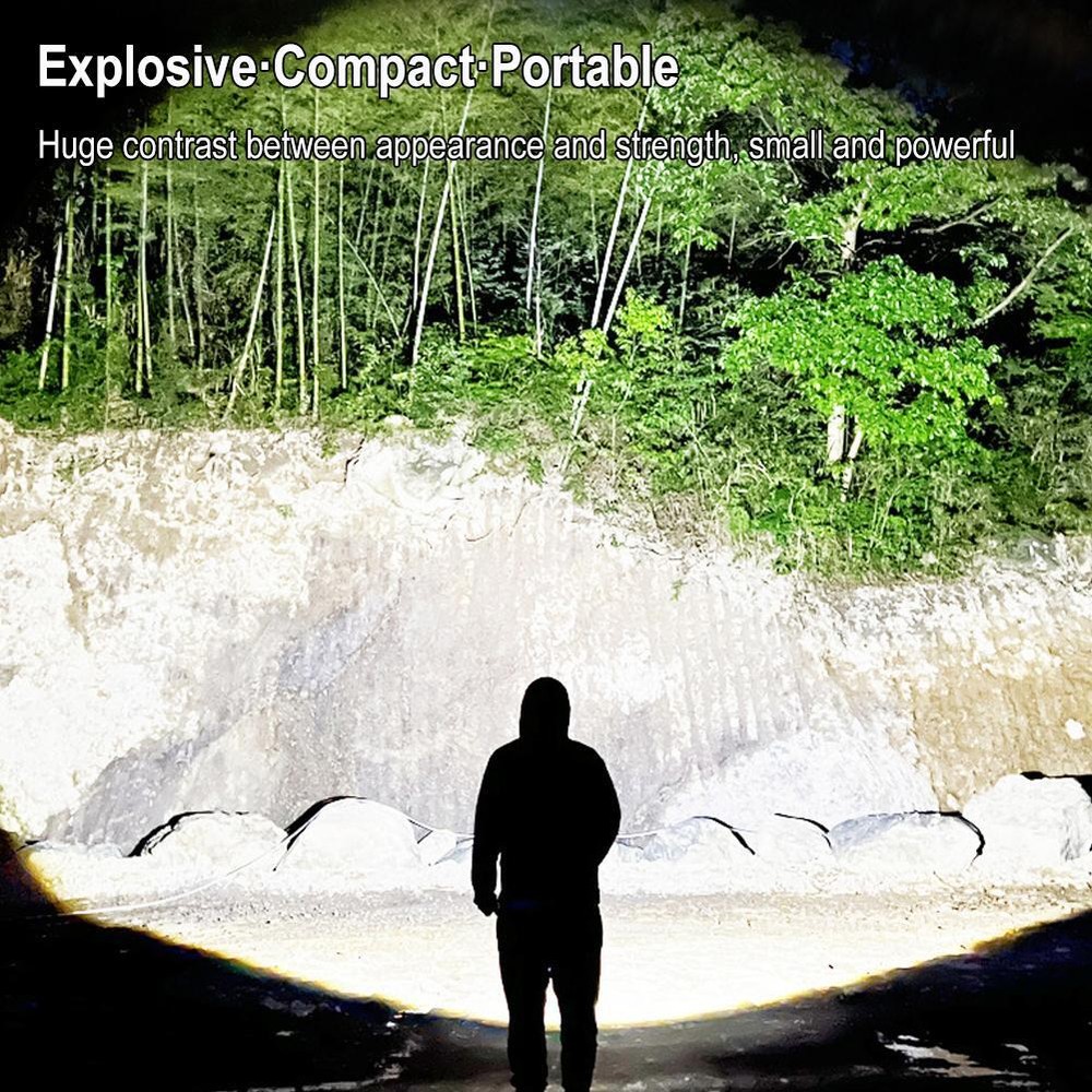 Mini Flashlight Handheld Super Bright Powerful Camping Tactical PocketFlashlUS☆☆