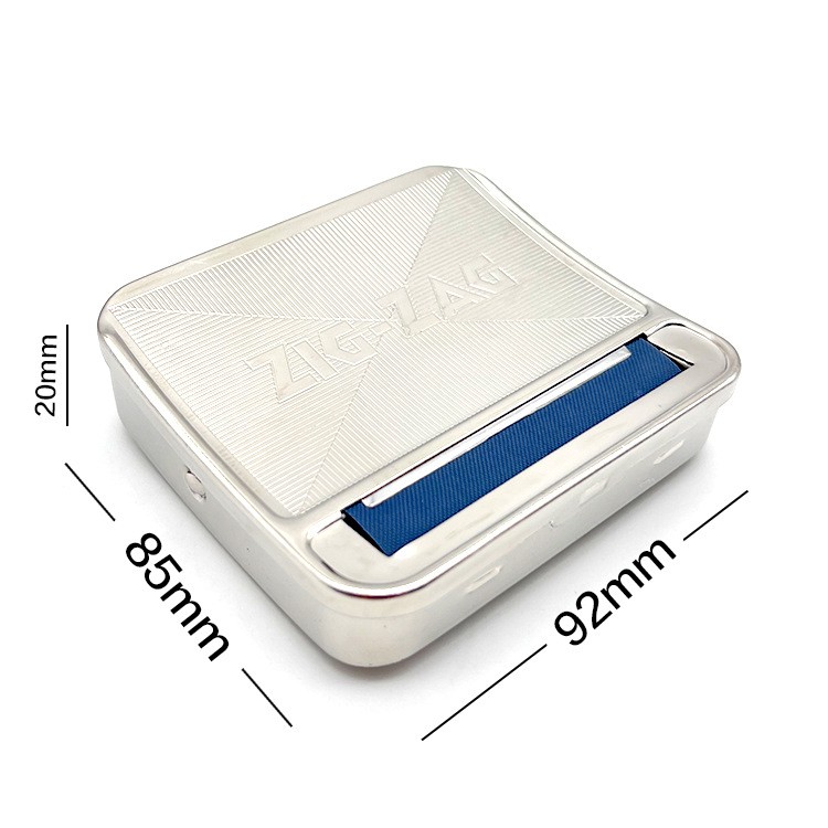 Zig-Zag Metal Cigarette Rolling Machine 70mm Easy Automatic Tobacco Roller