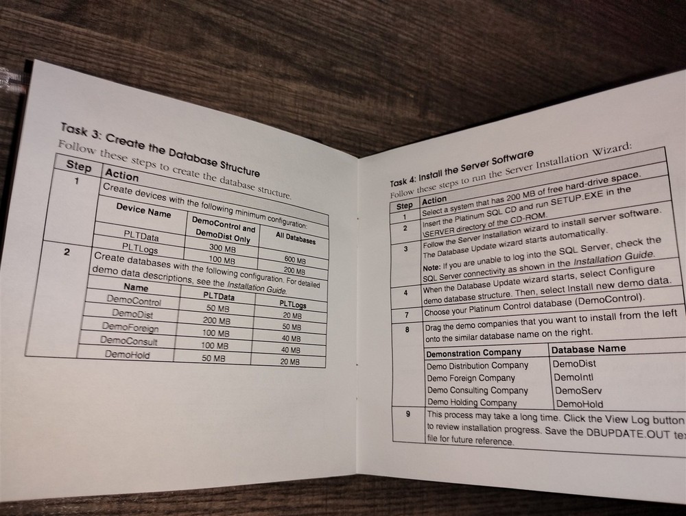 Platinum SQL Financial Software Version 4.1 PC CD-ROM for Windows NT UNIX 1997