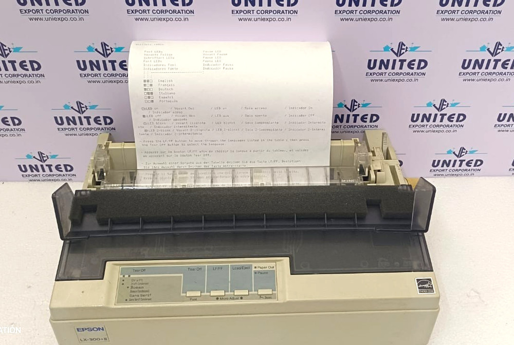 EPSON PRINTER LX-300 +II TESTED WORKING GOOD