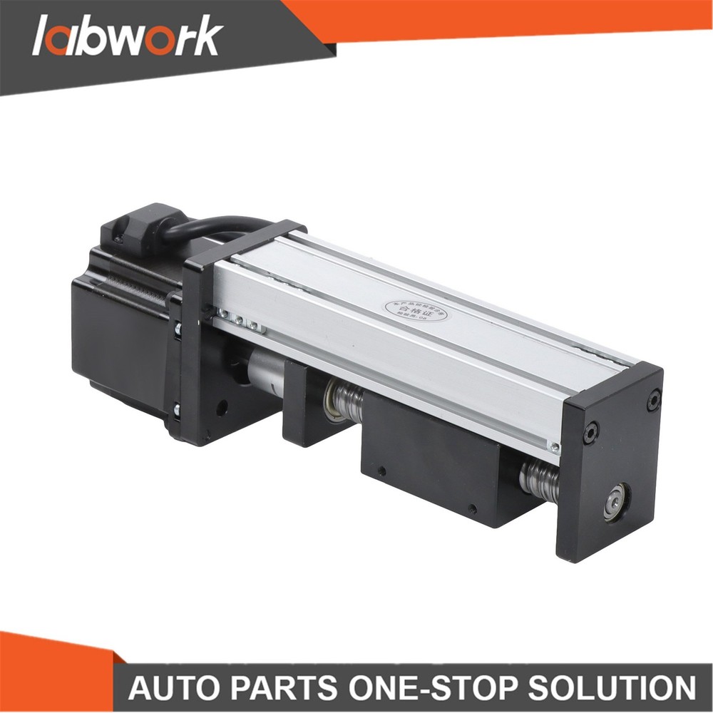 Labwork 50mm Mini Linear Guide Rail Stage Actuator Screw Motion Nema23 Stepper