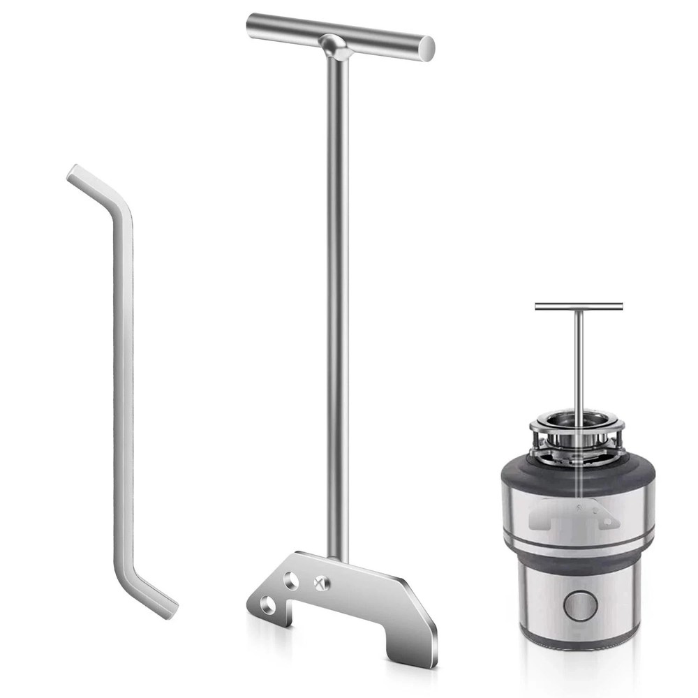 Extended Grip Garbage Disposer Unjamming Wrench Compatible with Waste King an...