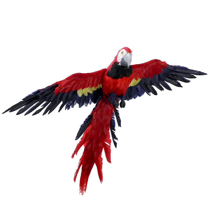 Factory Direct Craft Large Artificial Macaw Parrot | 1 Piece