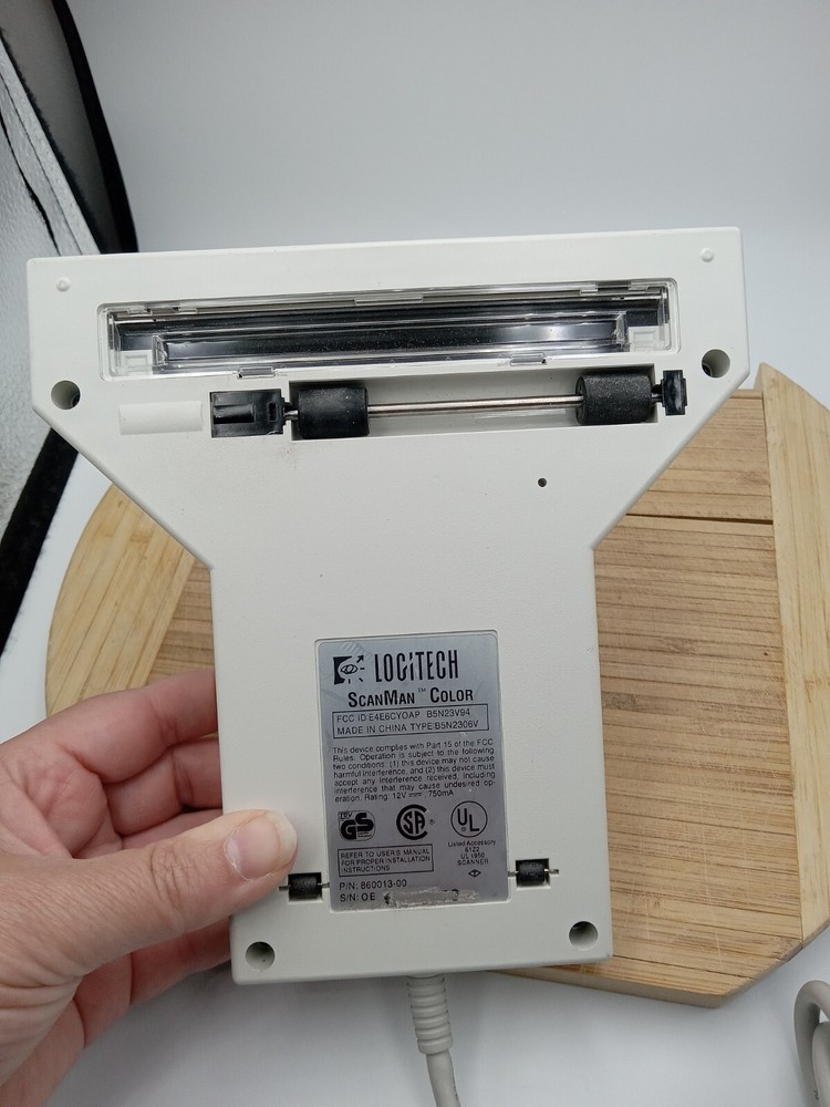VTG Logitech Scan Man Color Scanner Untested.
