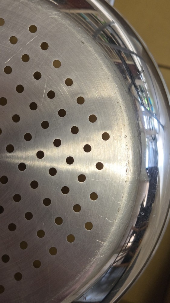 VINTAGE All-Clad Master Chef steamer Insert Stainless STEEL