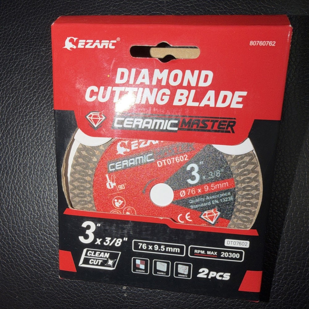 3-Inch Super Thin Diamond Blade - Perfect for Precise Tile Cutting (2-Pack !!