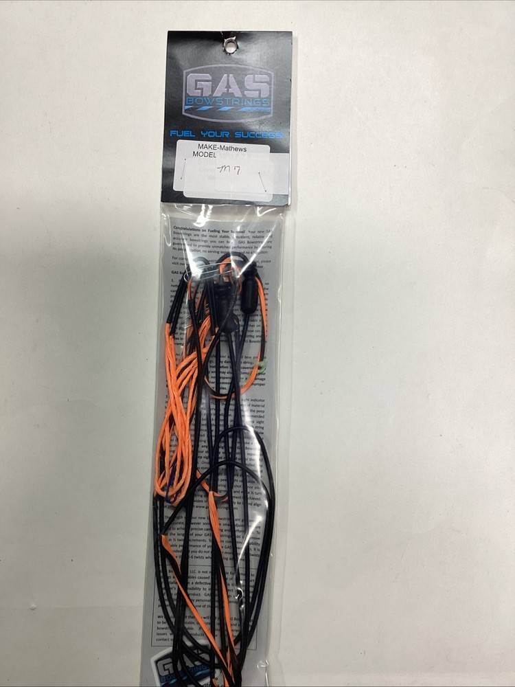 Mathews M7 Gas Bowstrings String Set Orange And Black
