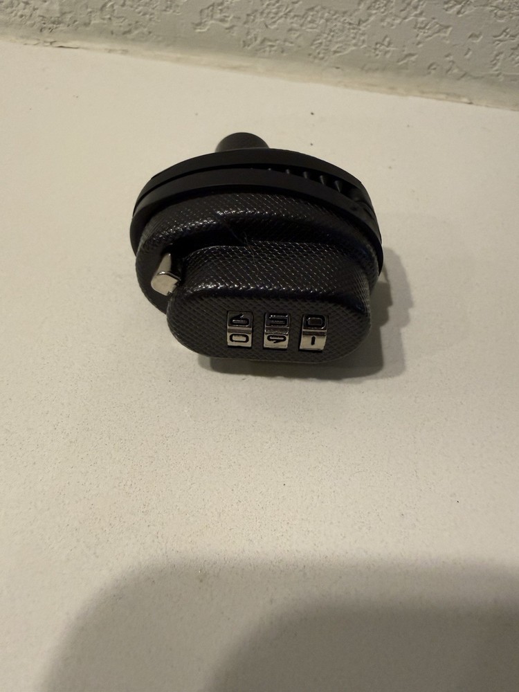 Black Combination Trigger Lock