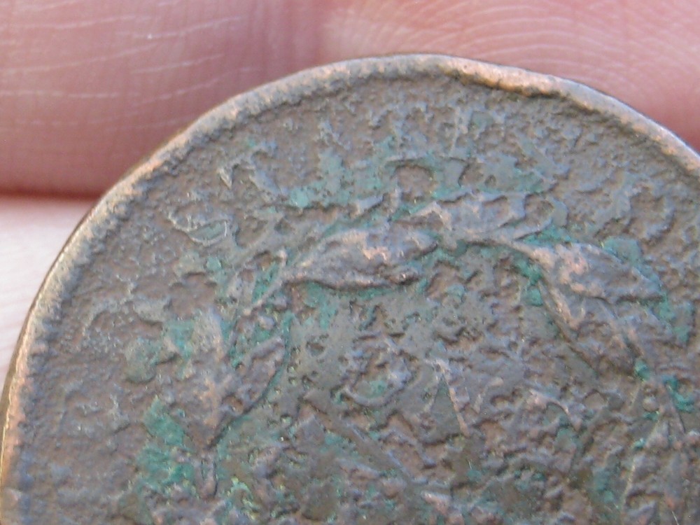 1837 Matron Head Large Cent- Medium Letters, Plain Cord, About Good Details