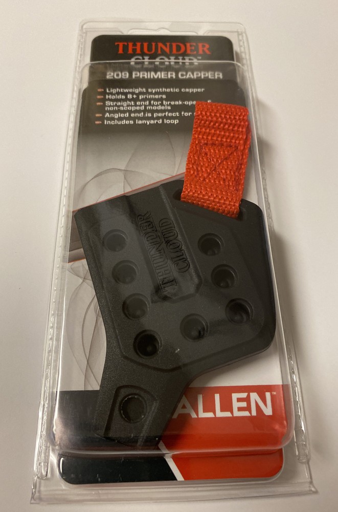 Thunder Cloud 209 Inline Muzzleloader Primer Capper by Allen Holds 8 Primers NEW