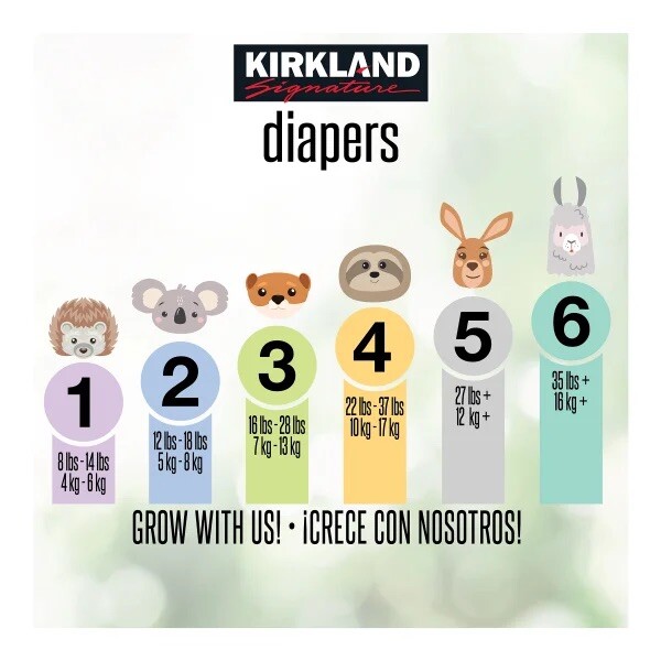 Kirkland Signature Diapers, Size 6 (132 Count)