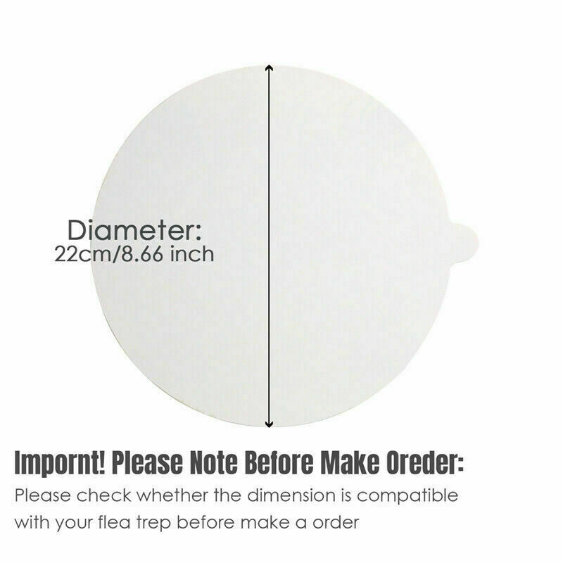 5 Flea Trap Refill Sticky Discs Replacement Glue Bug Fly Insects Catcher Boards