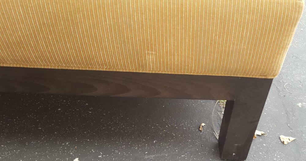 Wonderful Large Size Upholstered Bench Solid Wood Frame - VGC - GREAT BENCH