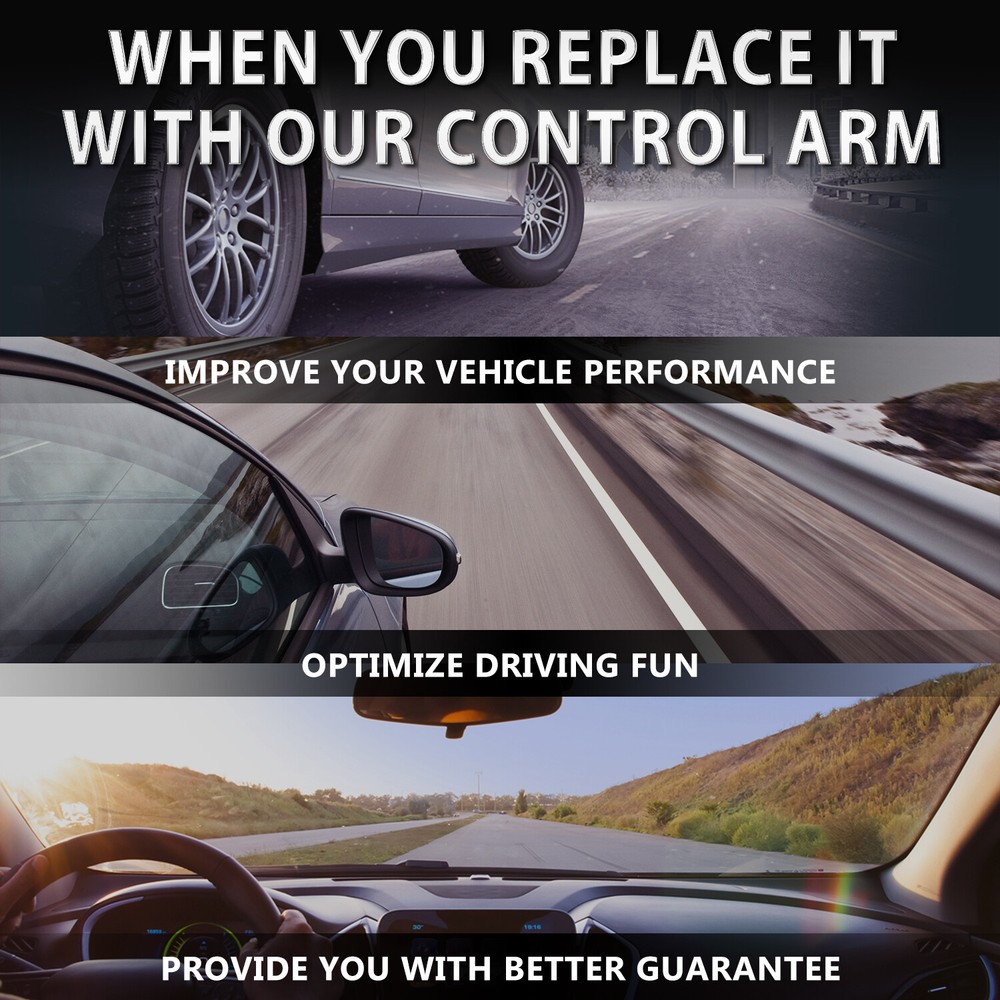 Pair Rear Left Right Trailing Control Arms Assembly for Ford Escape 2013-2019