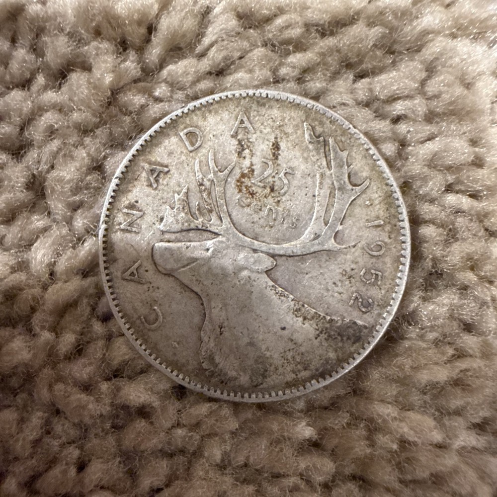 1952 CANADIAN SILVER QUARTER