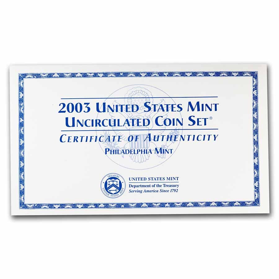 2003 U.S. Mint Set