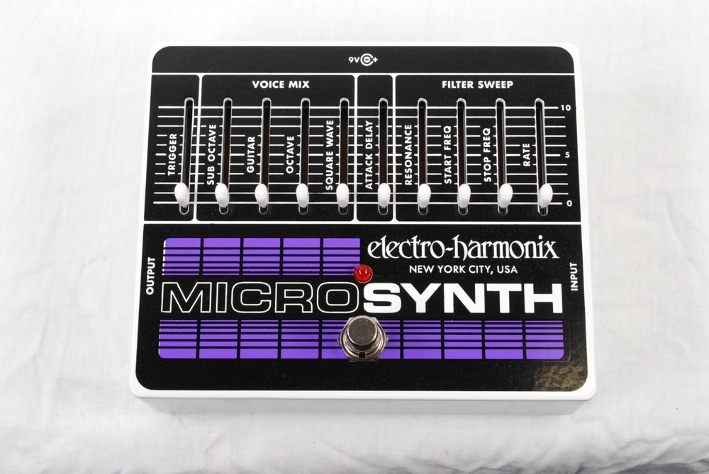 Used Electro-Harmonix EHX MicroSynth Analog Guitar Micro Synthesizer Pedal
