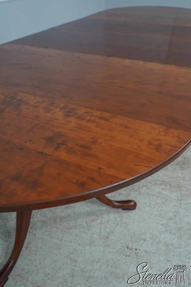 L60662: ELDRED WHEELER Cherry Bench Made Dining Room Table