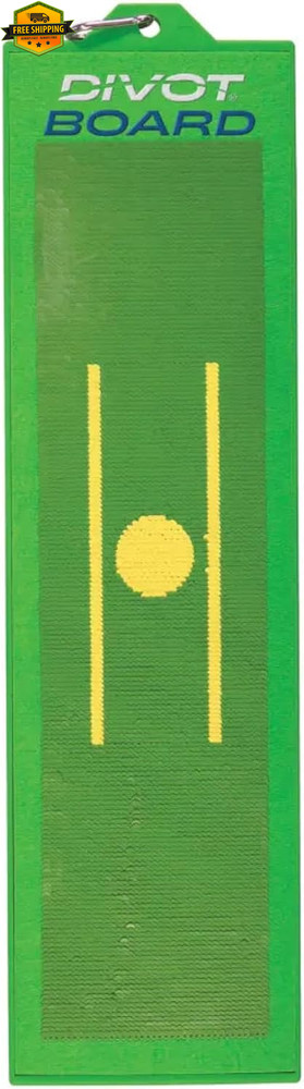 Golf Divot Board Training Aid Swing Path Feedback Impact Practice Mat