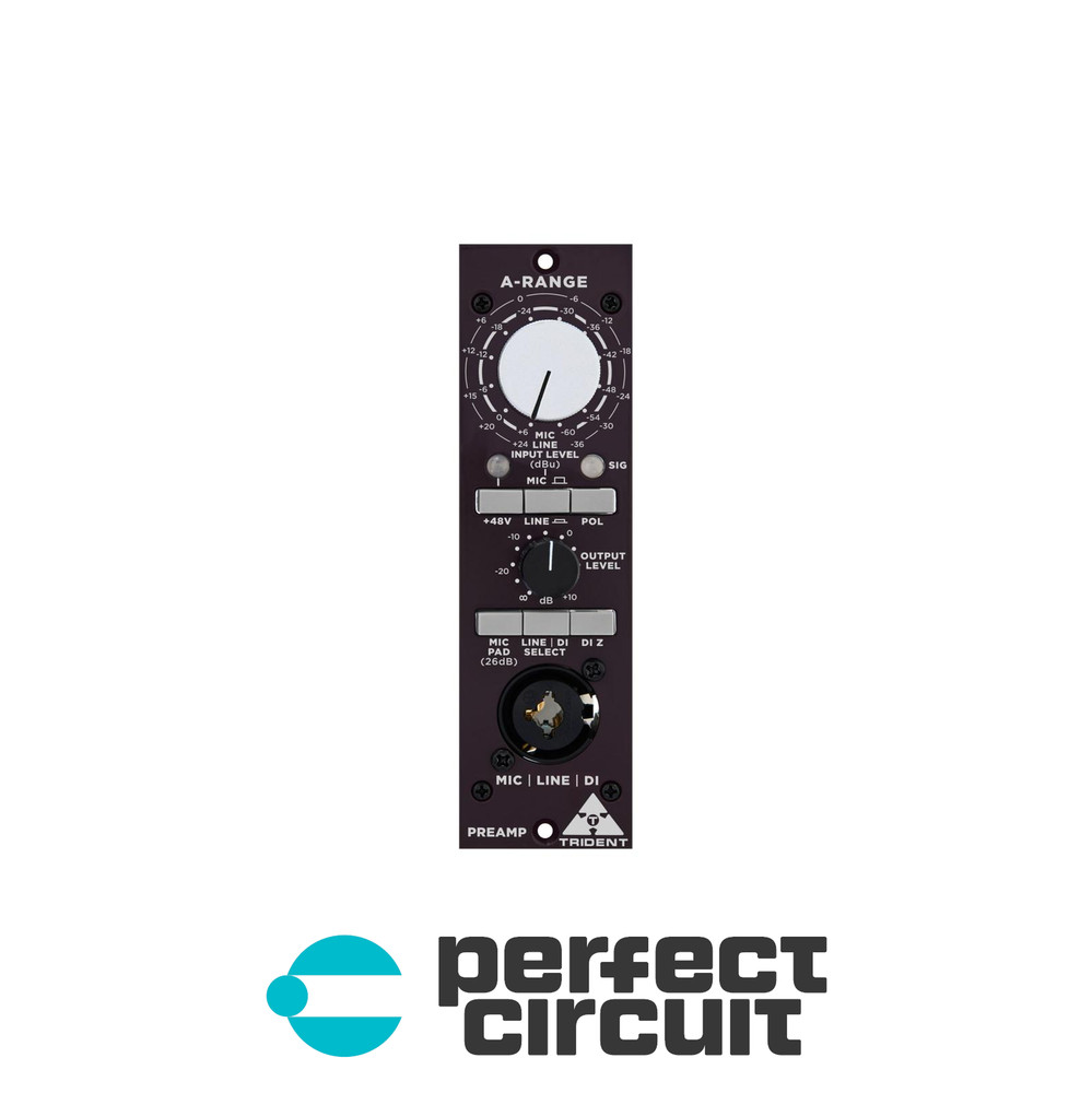 Trident Audio Developments A-Range Mic Preamp PRO AUDIO DEMO PERFECT CIRCUIT