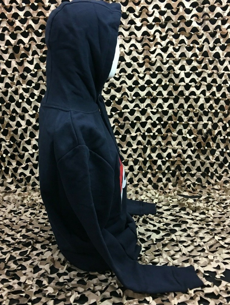 NEW MEDIUM Planet Eclipse Highrise Hooded Sweatshirt - Navy