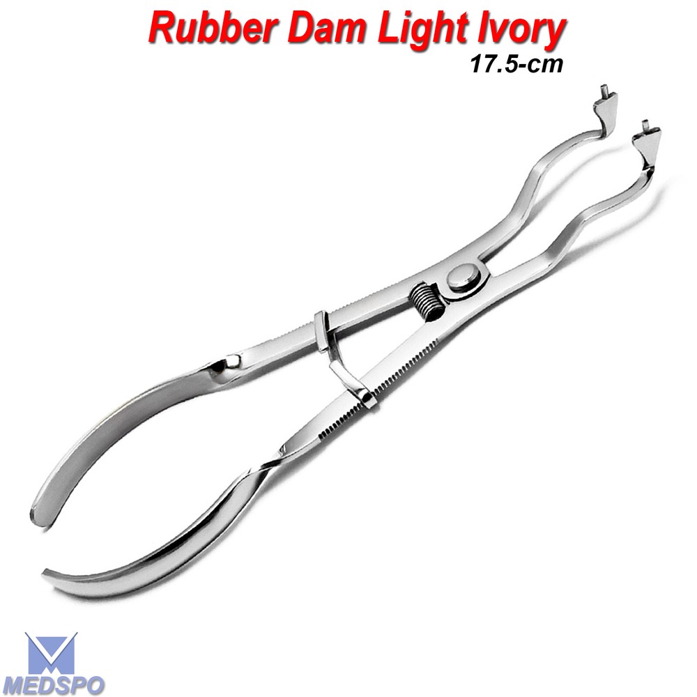 Endodontic Ivory Light Rubber Dam Clamp Forceps Plier Restorative Instruments