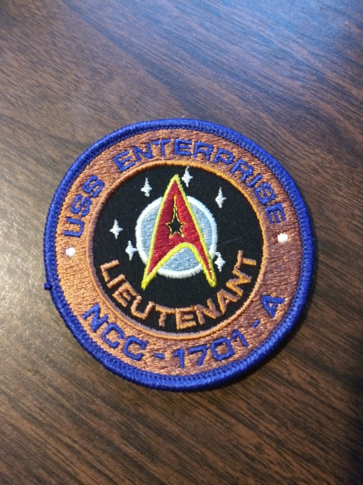 NCC-1701-A USS Enterprise Lieutenant Small Patch