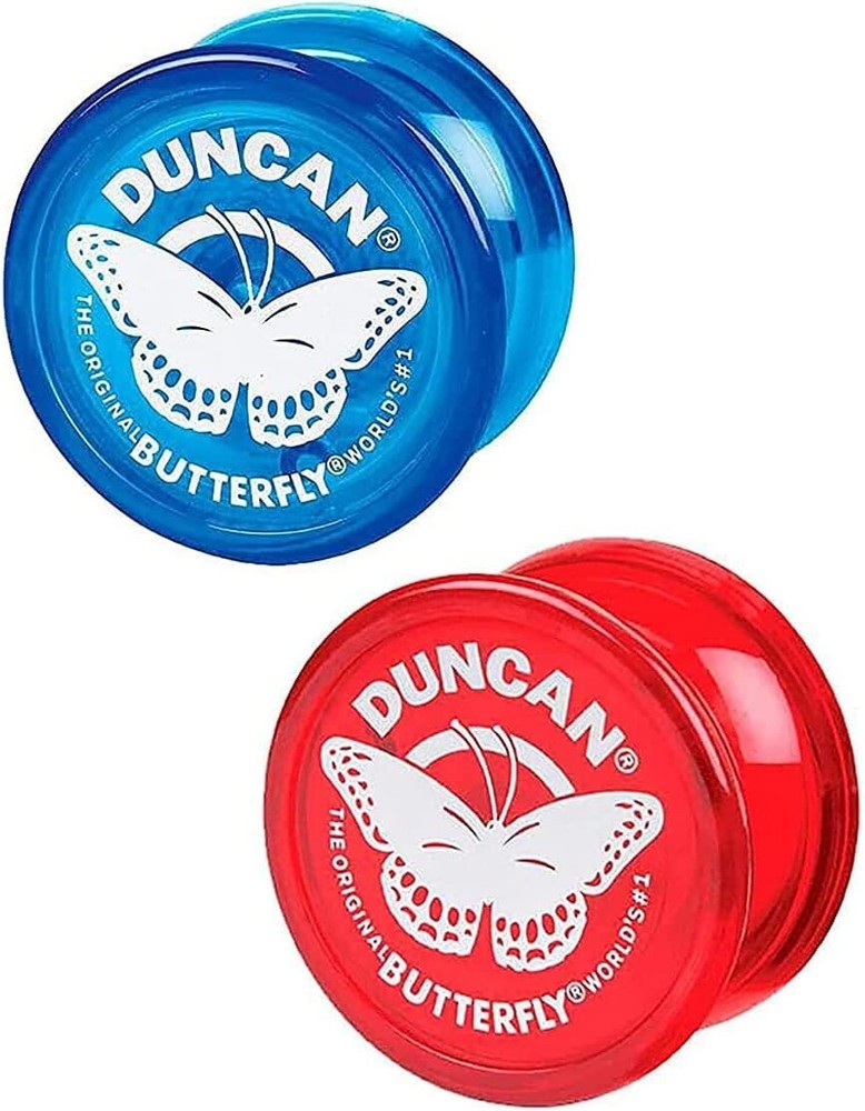 Duncan Butterfly Yo-Yo - Two pack - Red and Blue