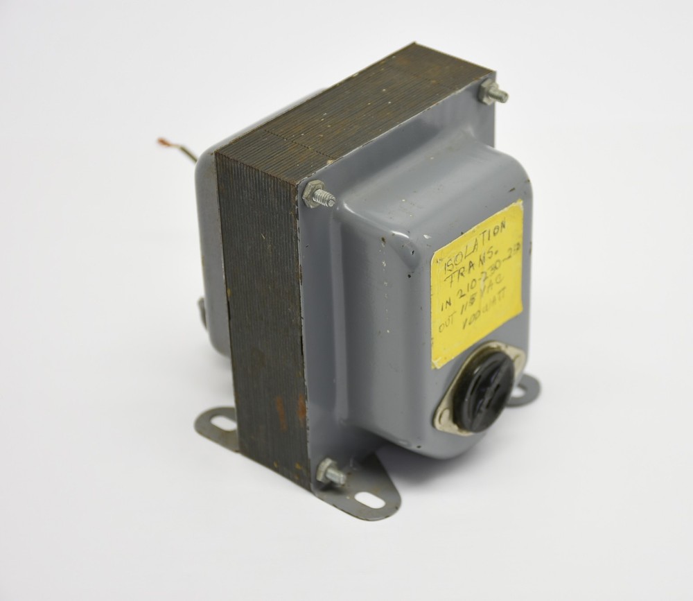 Vintage Isolation Transformer Unbranded Tested Working