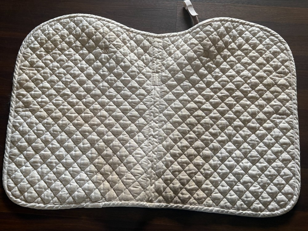 White English style saddle pad - Dover brand