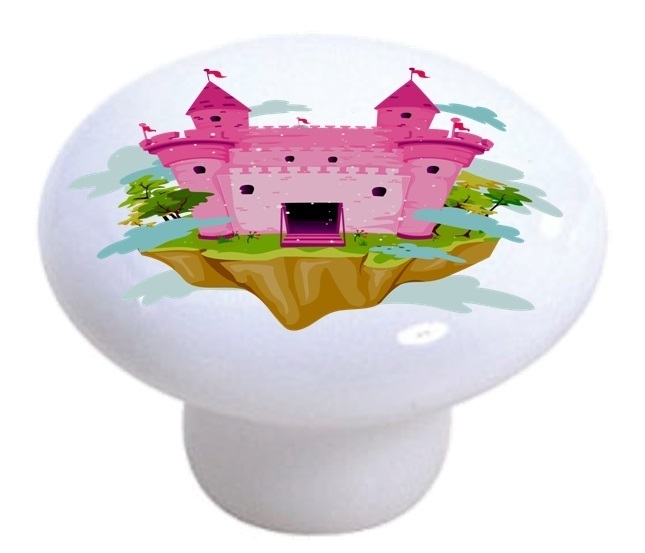 Castle in Sky Ceramic Cabinet Drawer Pull Knob