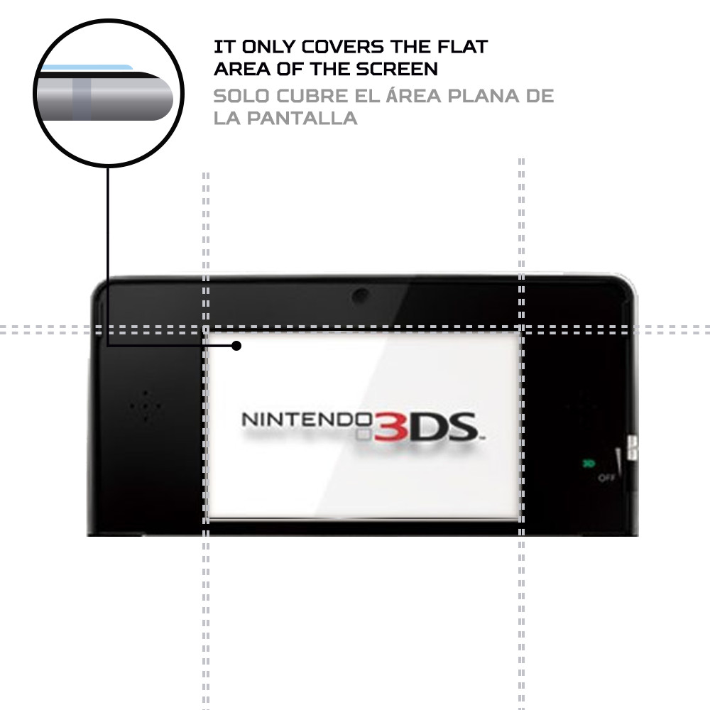 ANTISHOCK Screen protector for Nintendo 3DS