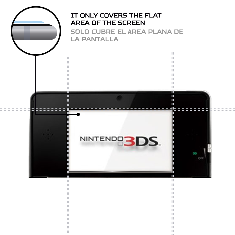 ANTISHOCK Screen protector for Nintendo 3DS